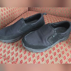 Emeril Lagasse Black Slip-On Work Shoes 8W | Slip-Resistant Comfort